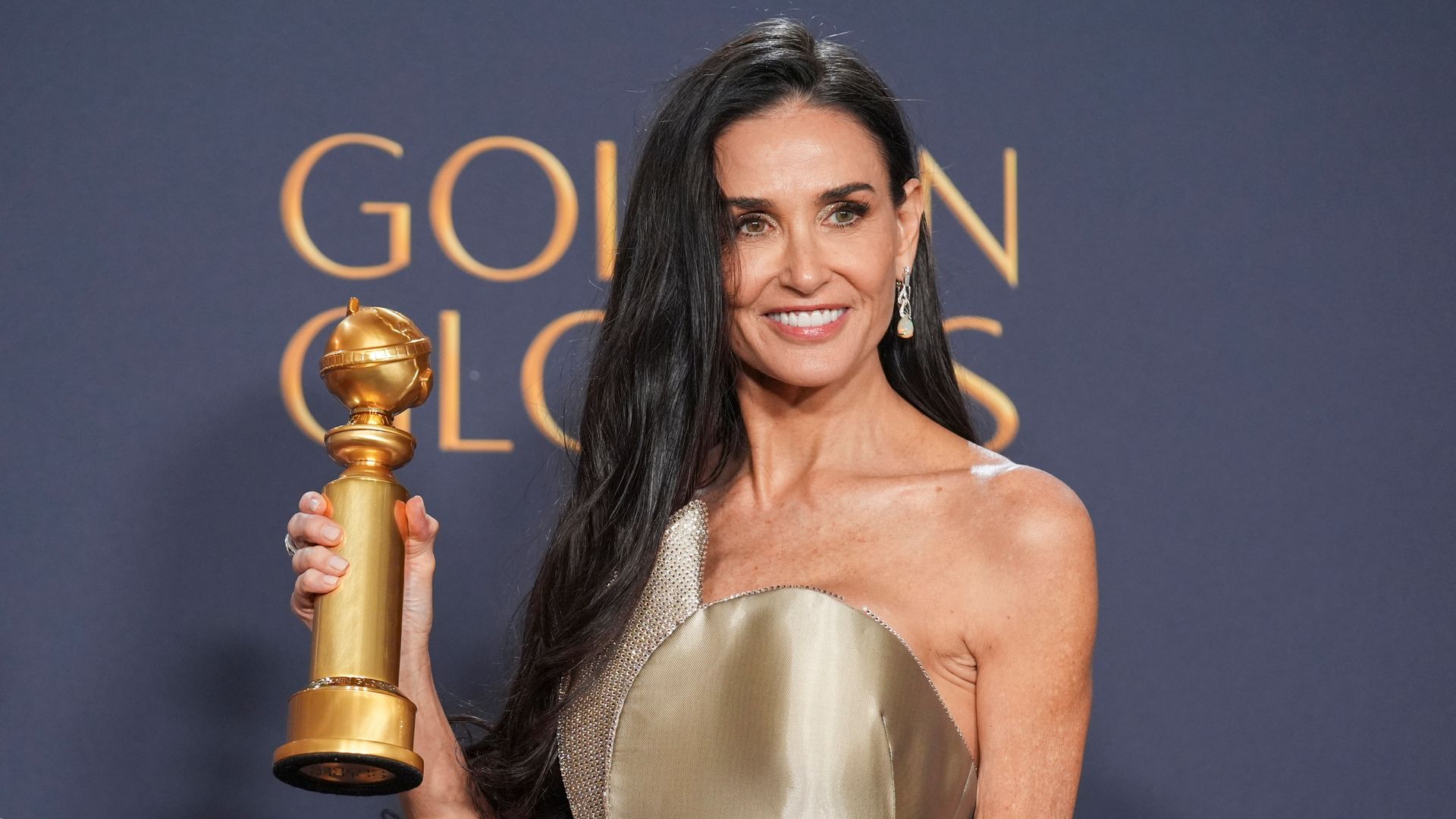 Demi Moore's popcorn speech, and A-list put-downs - Golden Globes key moments