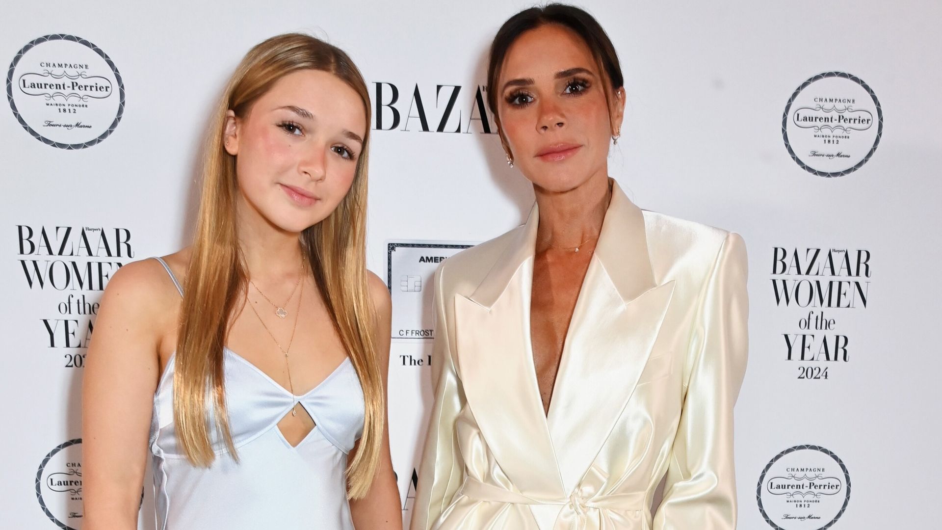 Victoria Beckham's daughter presents her with a woman of the year prize