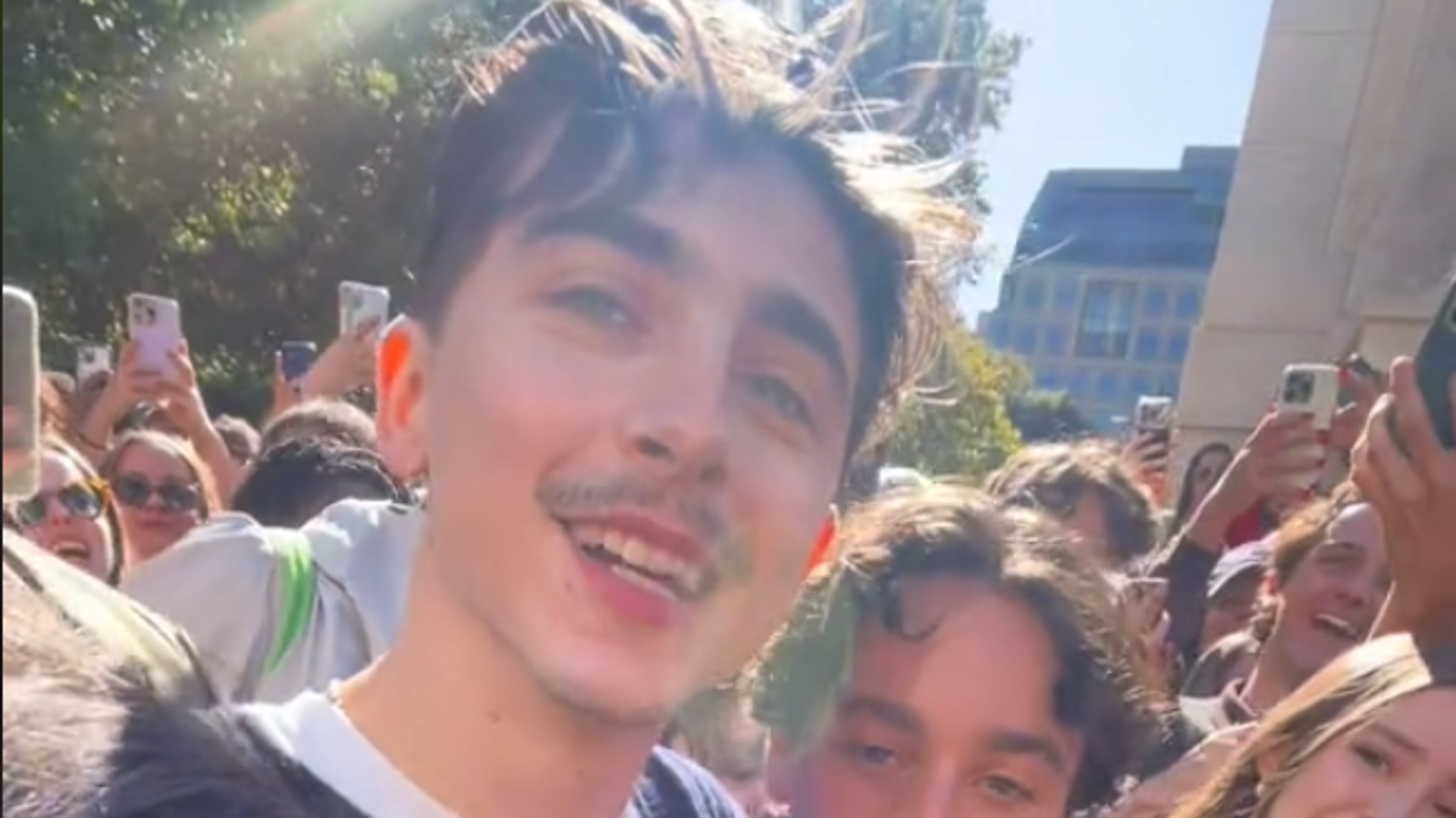 Timothee Chalamet crashes lookalike competition