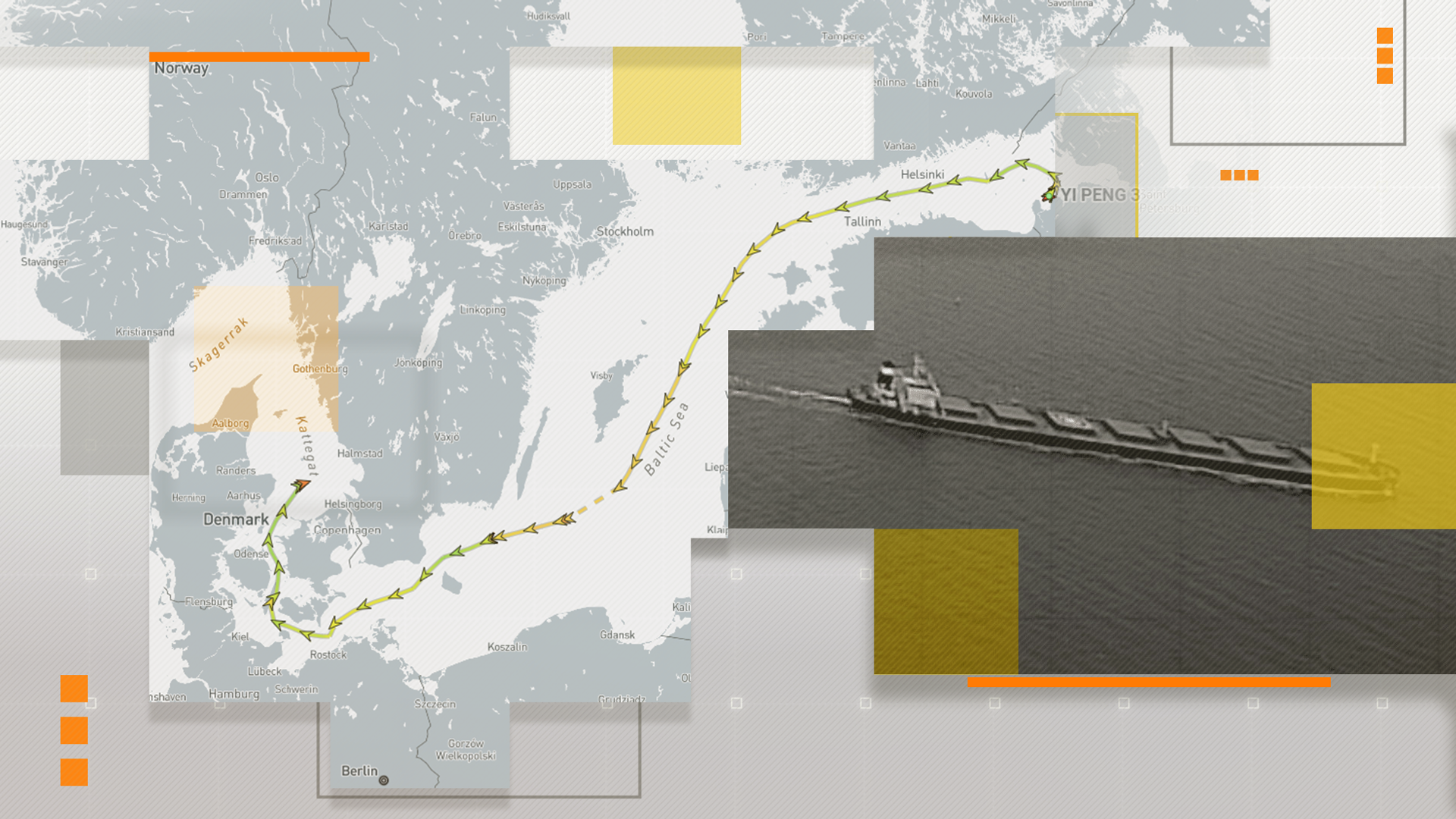 Chinese vessel in area when Baltic Sea cables damaged