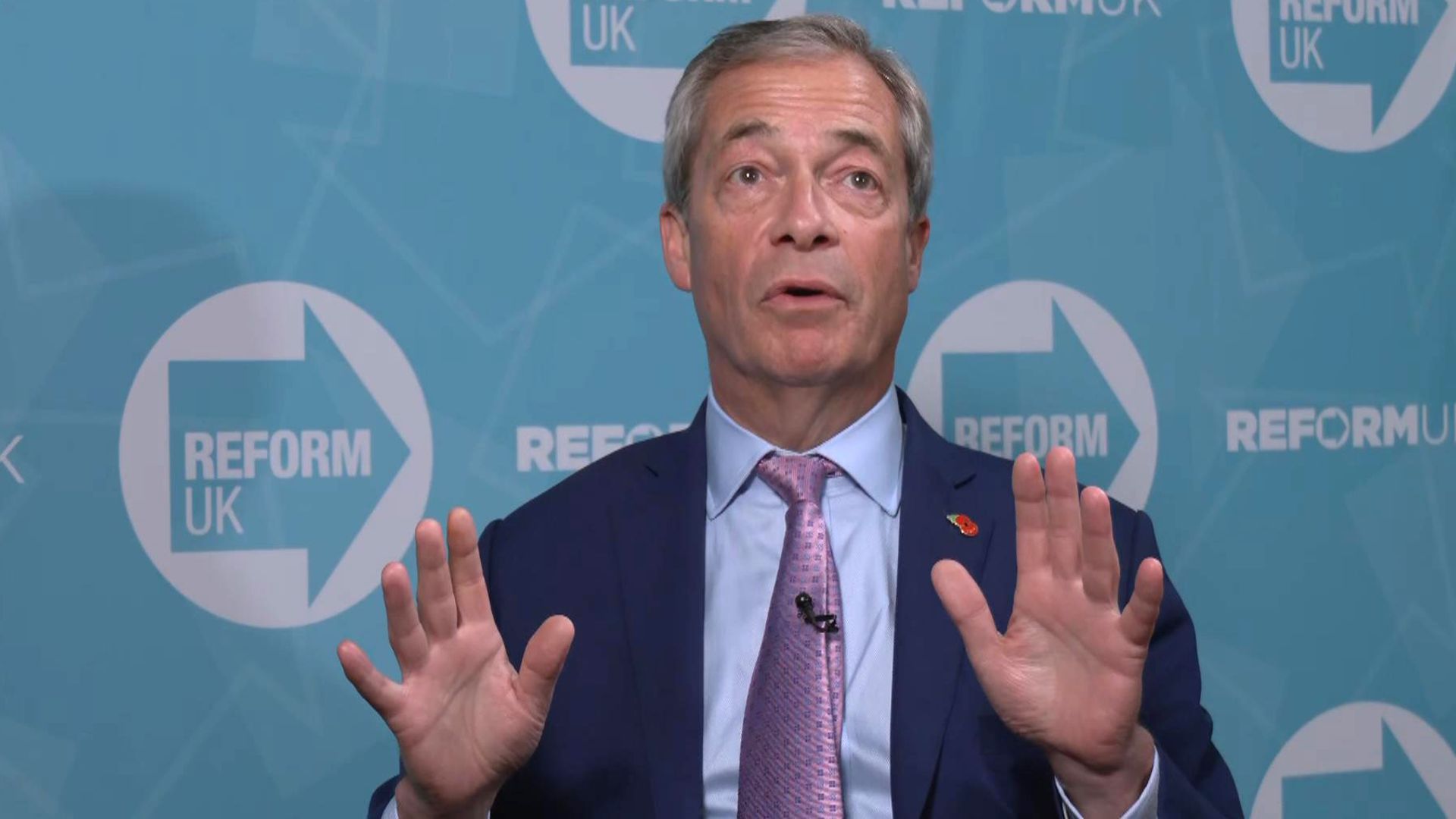 Farage issues message to his 'haters' after questions over his whereabouts